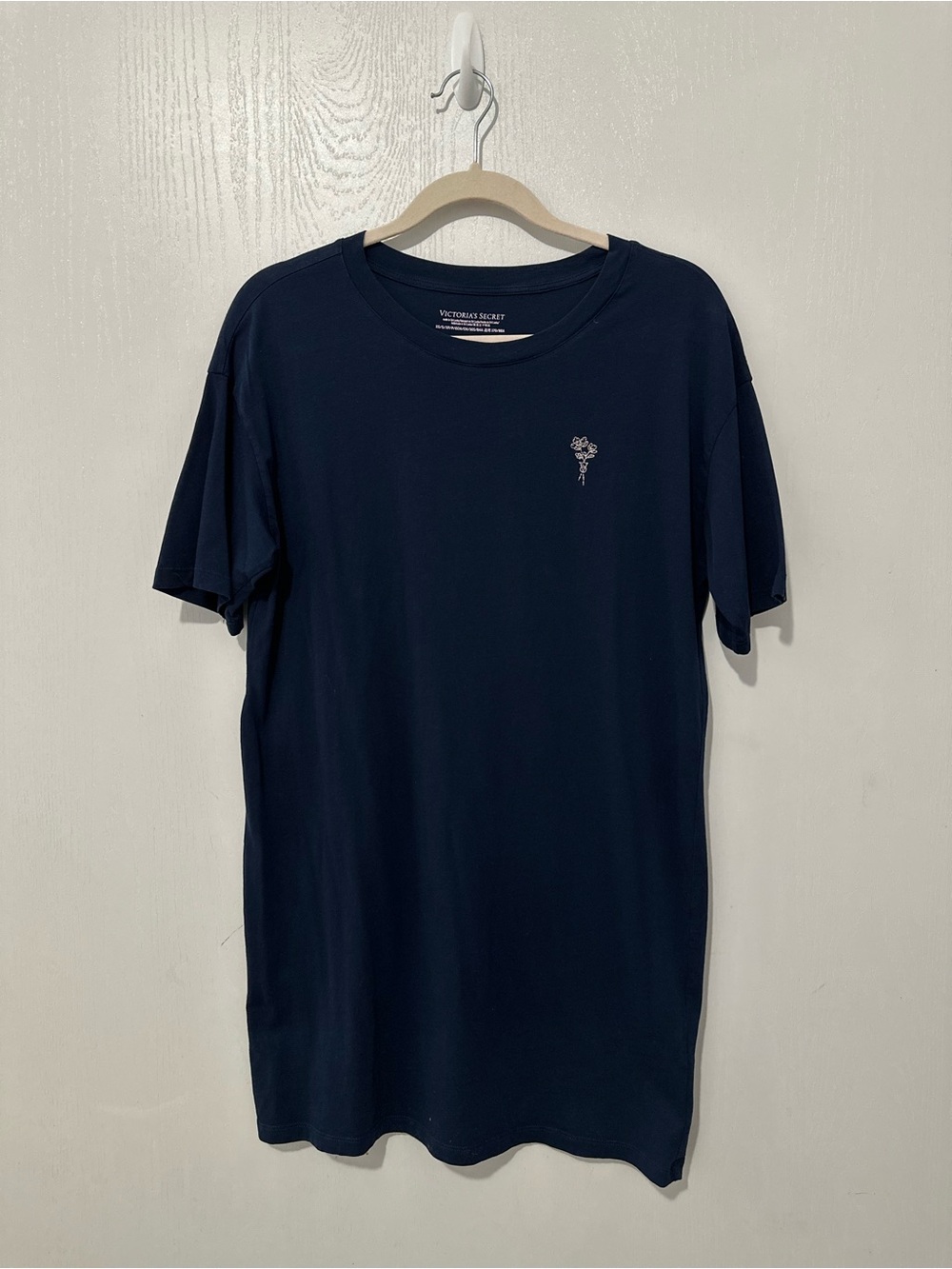 Victoria's Secret Navy Short Sleeve Crew Tee